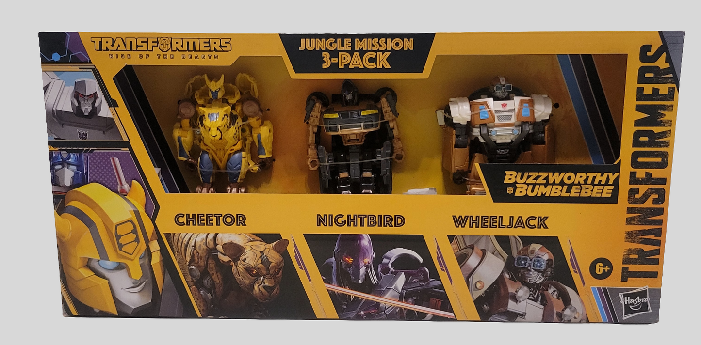 Buzzworthy Bumblebee Jungle Mission 3 Pack