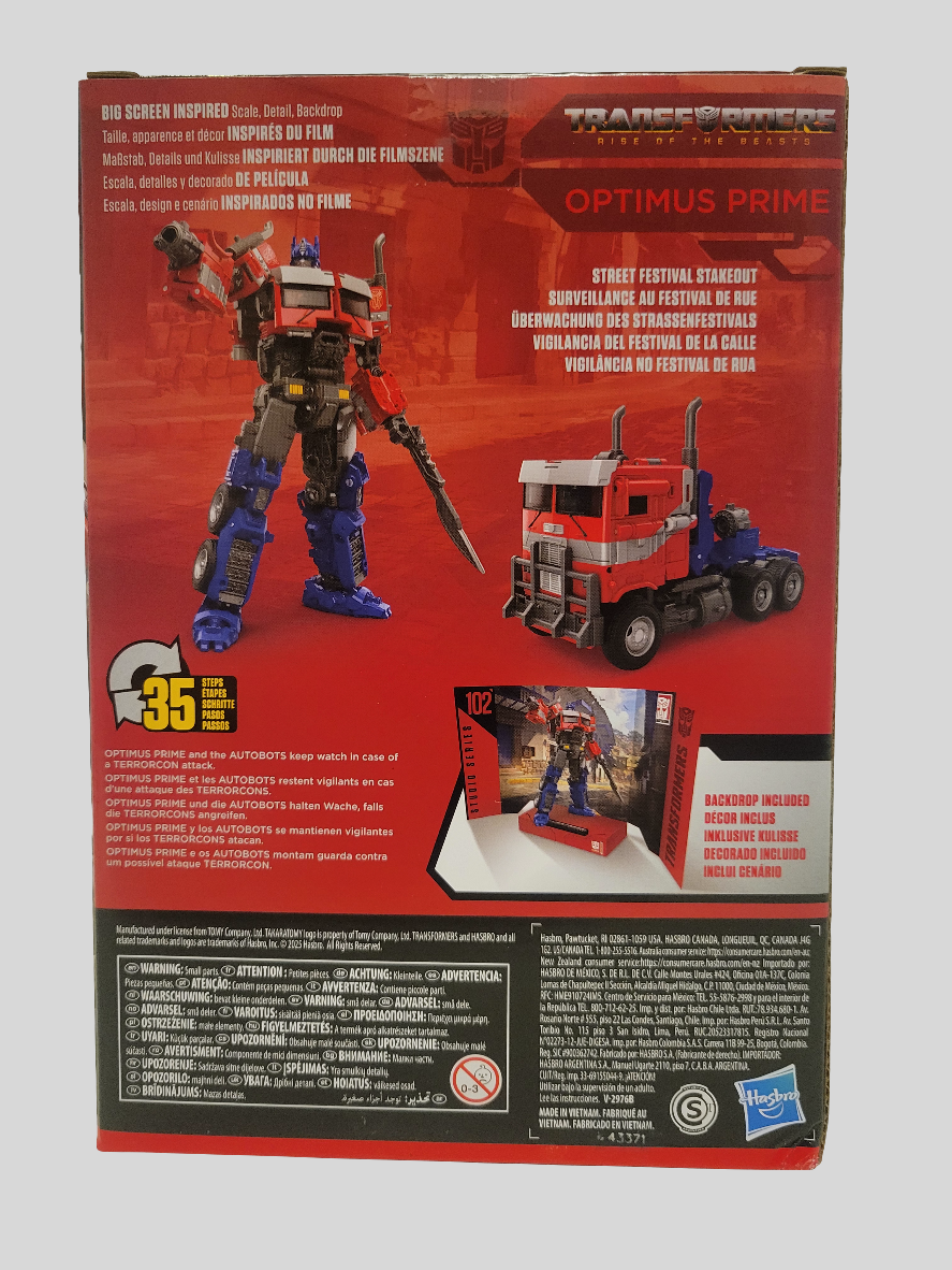 Studio Series 102 ROTB Optimus Prime