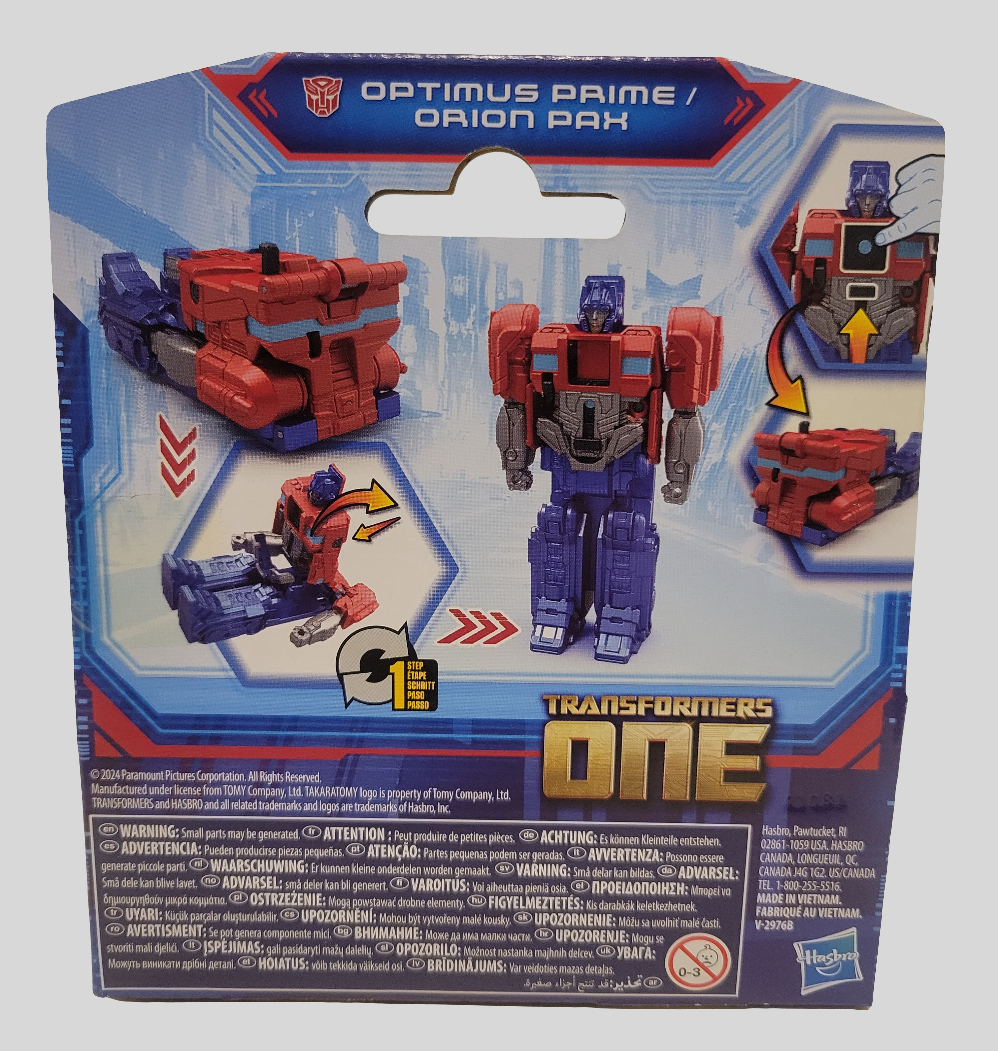 TF One Cog Changer Orion Pax