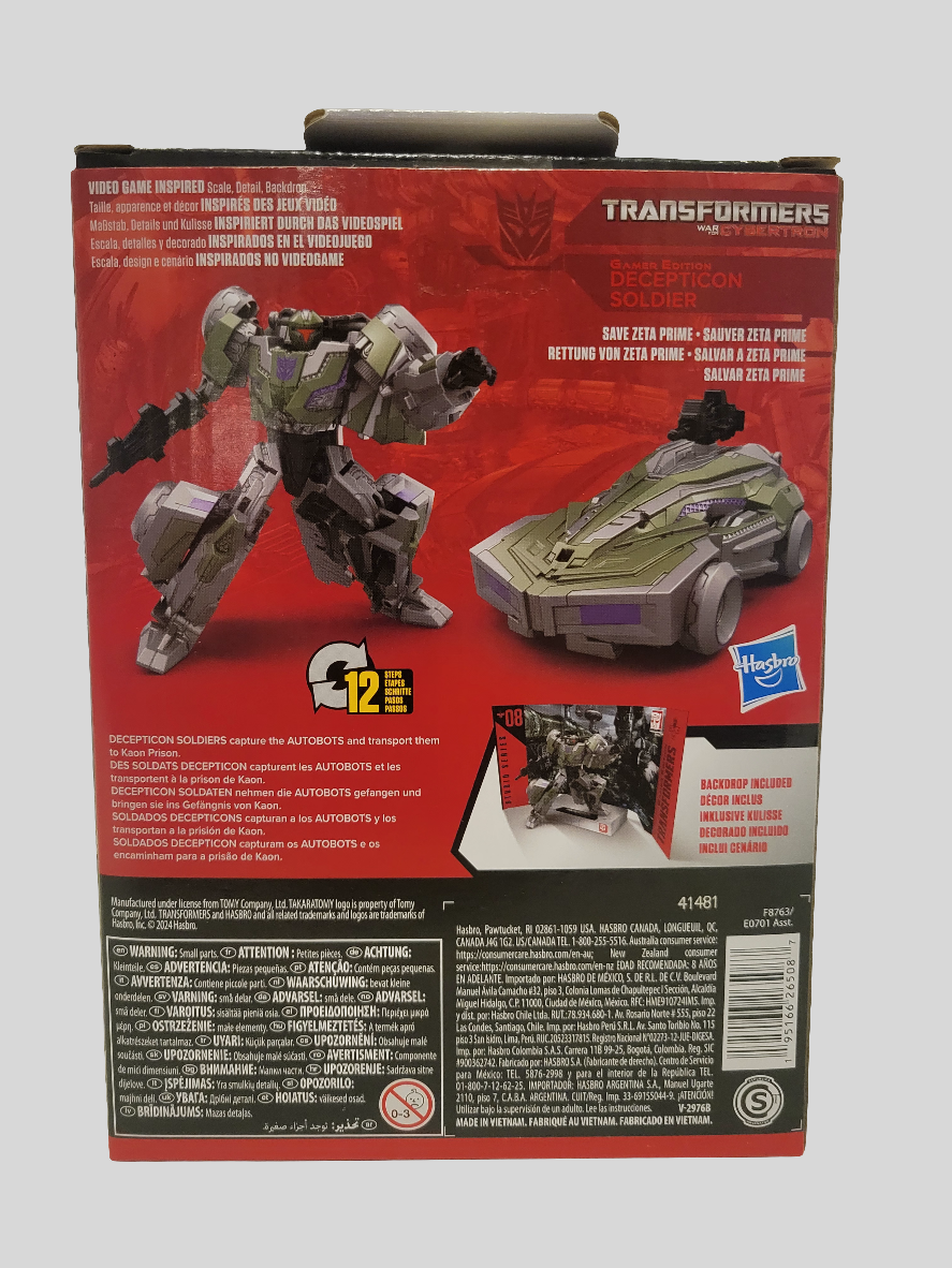 Studio Series Gamer Edition Decepticon Soldier
