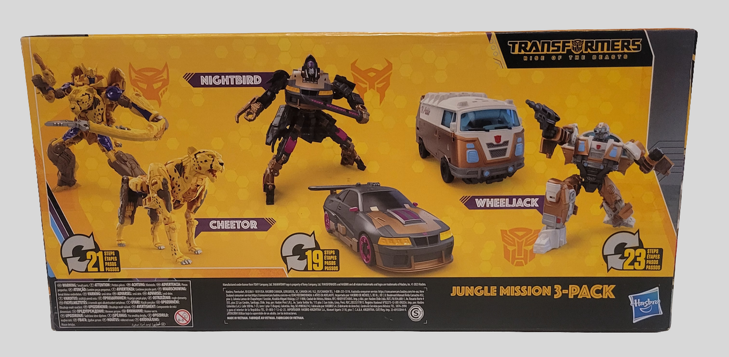 Buzzworthy Bumblebee Jungle Mission 3 Pack