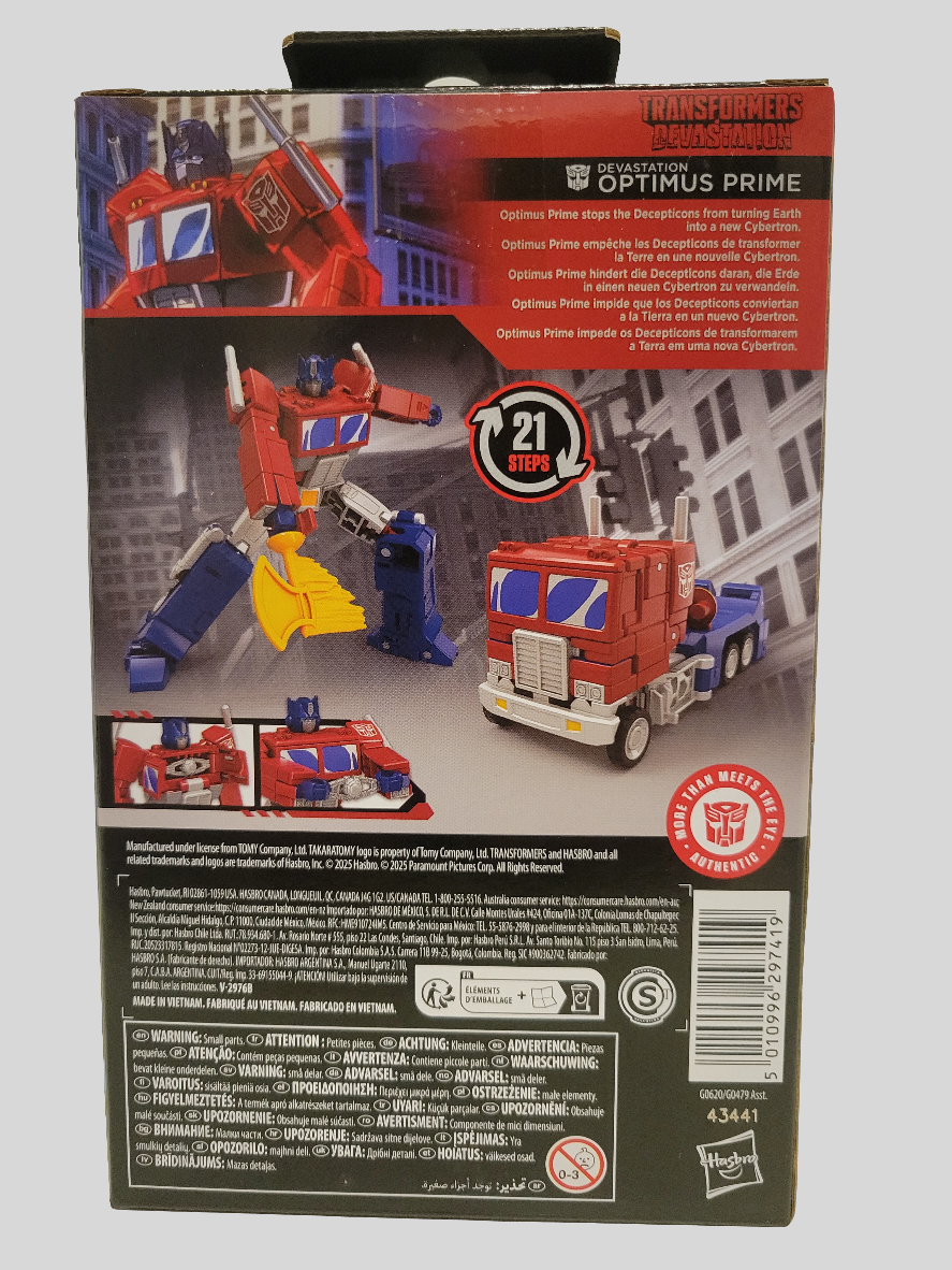 Studio Series Devastation Optimus Prime