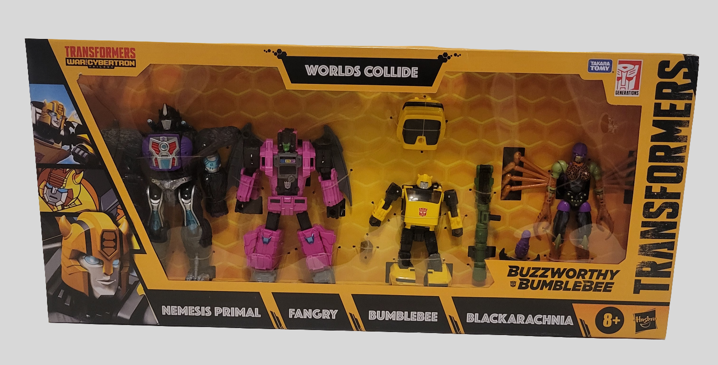 Buzzworthy Bumblebee Worlds Collide 4 Pack