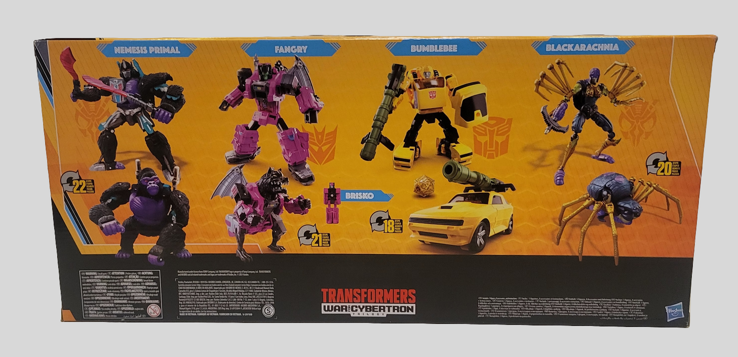 Buzzworthy Bumblebee Worlds Collide 4 Pack